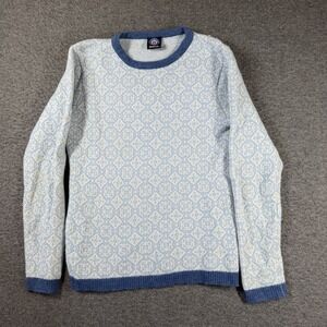 Icewear Iceland Sweater Hronn Womens Medium Ice Blue Crewneck Wool Angora